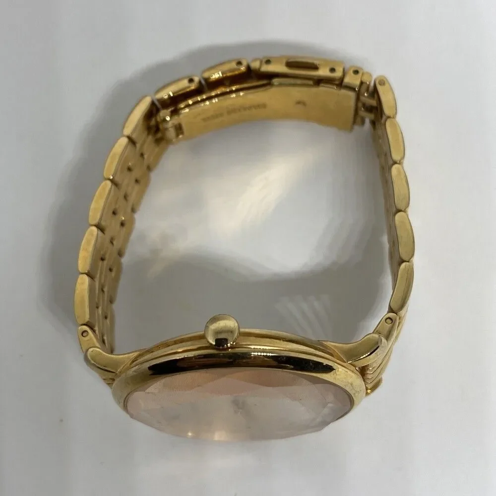 Fossil ES3860 Womens Gold Stainless Steel Analog Dial Quartz Genuine Watch EY619